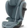 Cybex Solution G2 zilgani pelēks autokrēsliņš ar augstu atzveltni un galvas balstu