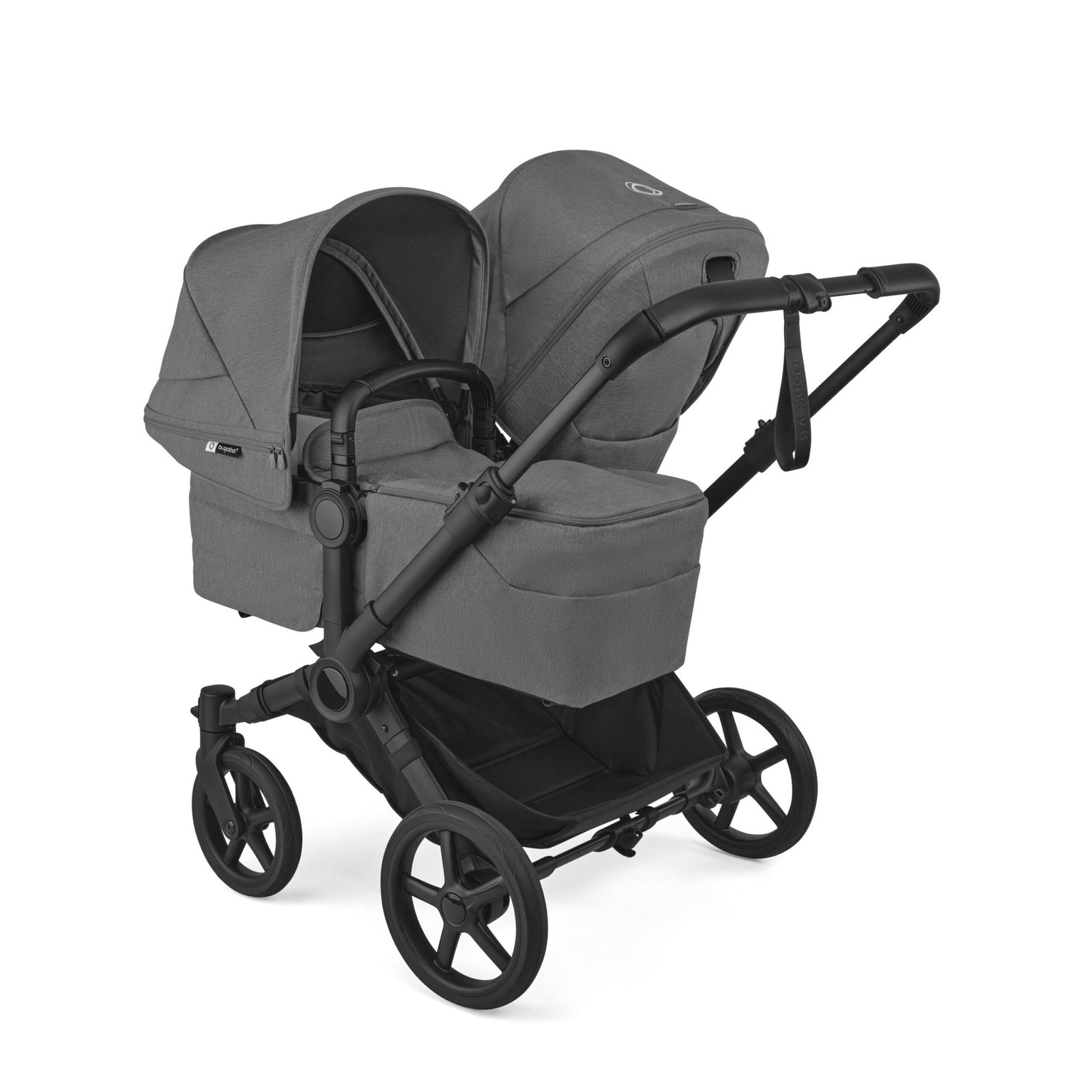 Bugaboo Donkey 6 Duo rati diviem bērniem Moon Grey – 2