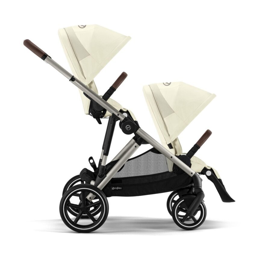 Cybex Gazelle S pastaigu daļa Seashell Beige, Taupe rāmim – 3