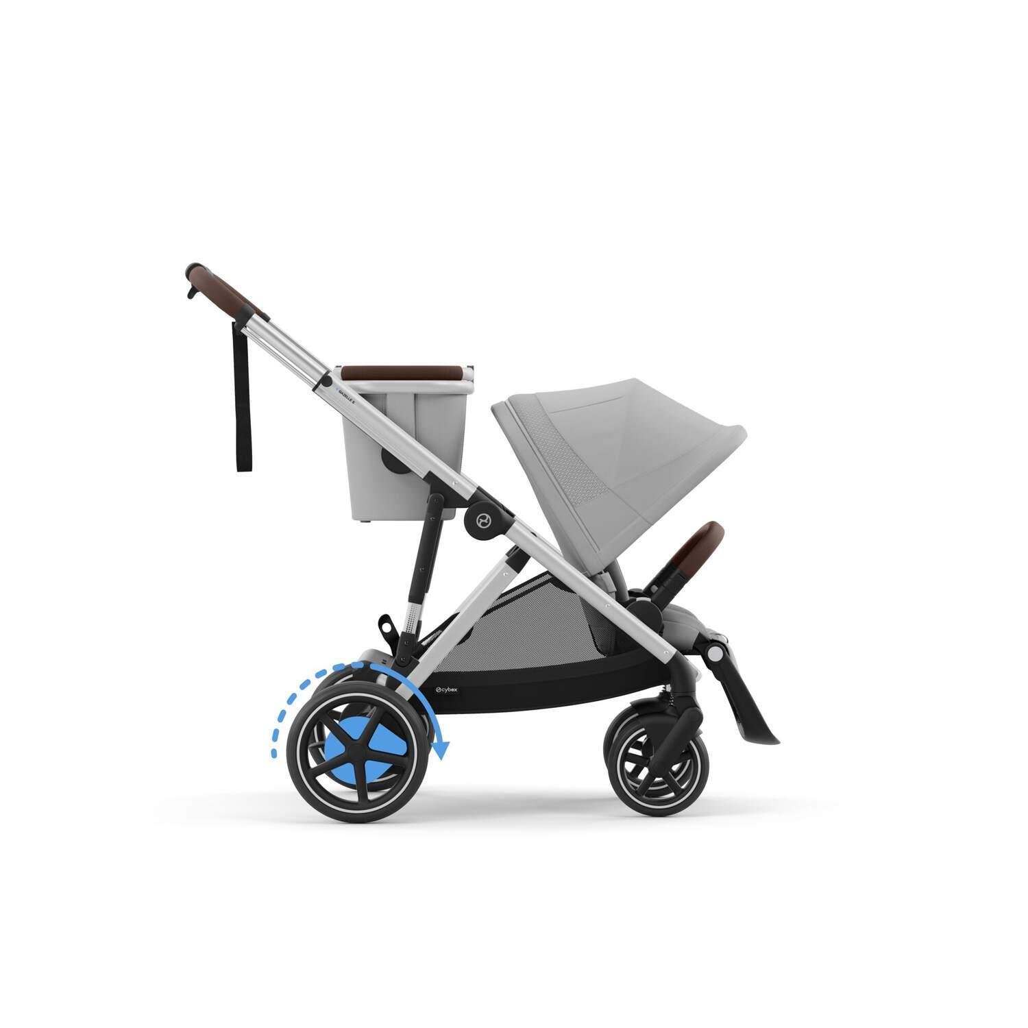 Cybex e-Gazelle S sporta rati Stone Grey 2