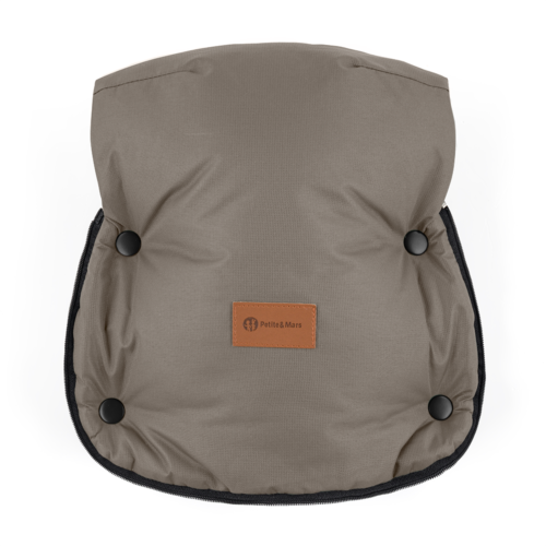 Petite&Mars Furry ziemas cimdi ratiem – Mocha Mousse – 5