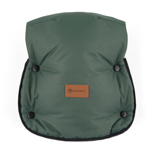Petite&Mars Furry ziemas cimdi ratiem – Veritable Khaki – 5