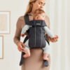 BabyBjörn Mini 3D Airy Mesh ķengursoma Anthracite 2