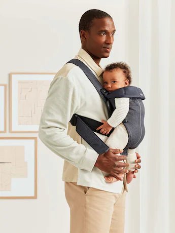 BabyBjörn Mini 3D Airy Mesh ķengursoma Anthracite 5