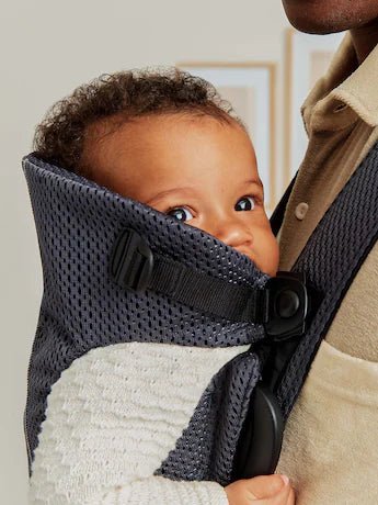 BabyBjörn Mini 3D Airy Mesh ķengursoma Anthracite 3