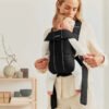 BabyBjörn Mini Cotton ķengursoma Black 2