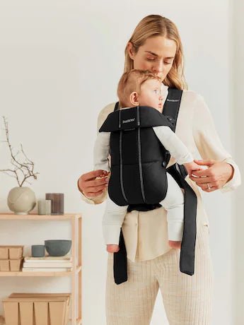BabyBjörn Mini Cotton ķengursoma Black 2