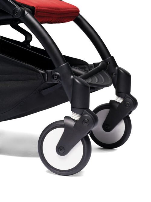 BABYZEN YOYO² 6+ sporta rati Frame Black / Red 6