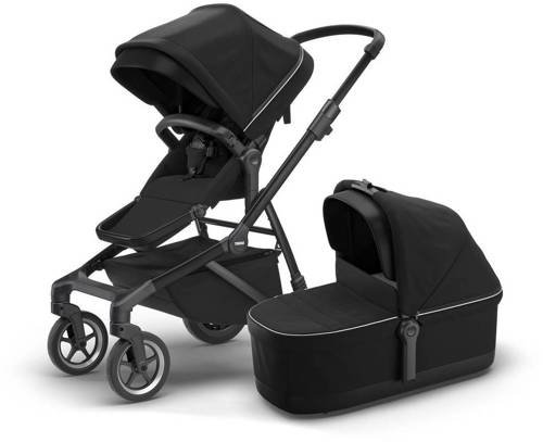 eng_pm_Thule-Sleek-Bassinet-Main-Seat-Midnight-Black-on-Black-8778_14.jpg Thule melna kulba bērnu ratiņiem ar jumtiņu un stingru sānu korpusu