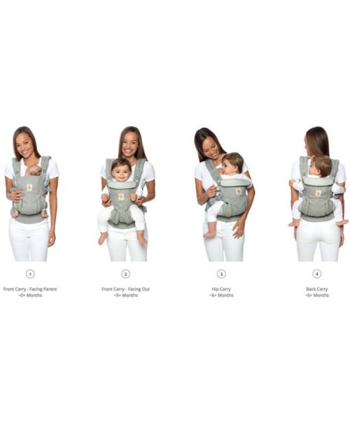 Ergobaby Omni 360 ķengursoma Pearl Grey 4