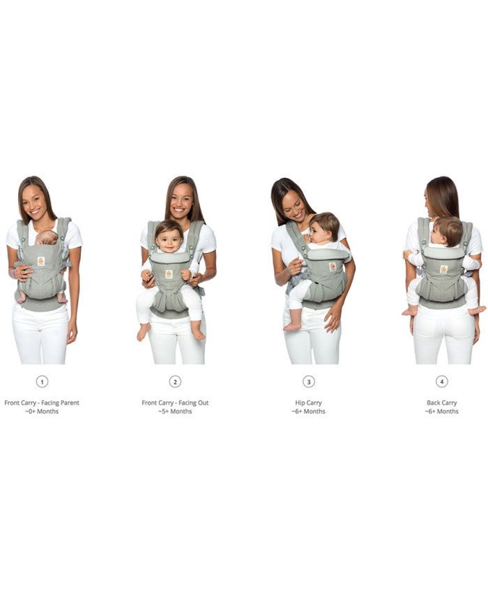 Ergobaby Omni 360 ķengursoma Pearl Grey 4