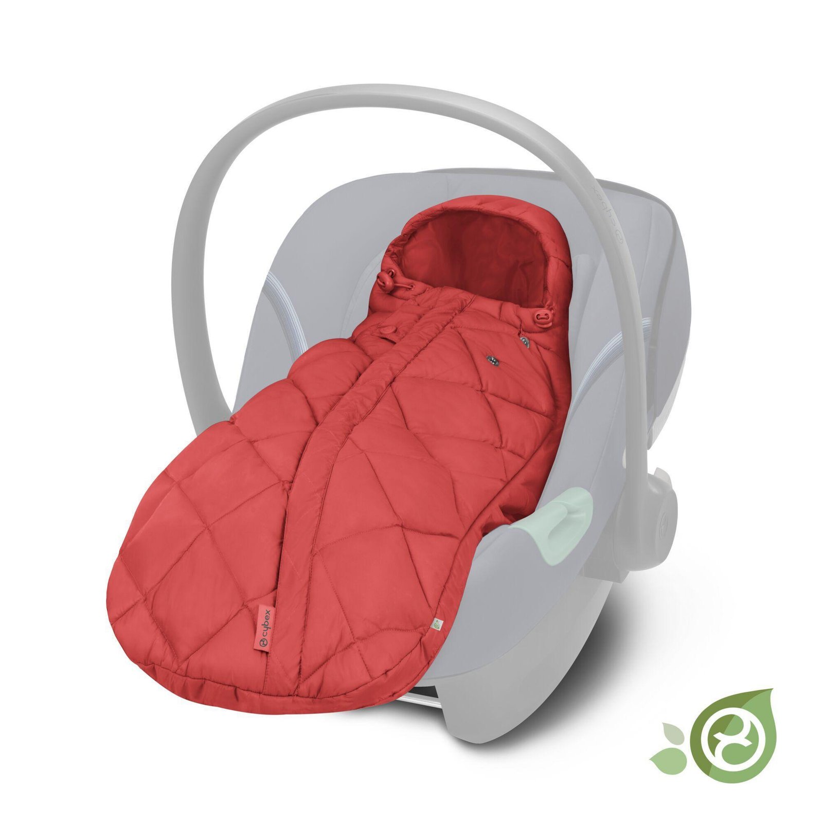 Cybex Snogga Mini 2 guļammaiss priekš autokrēsla Hibiscus red – 2