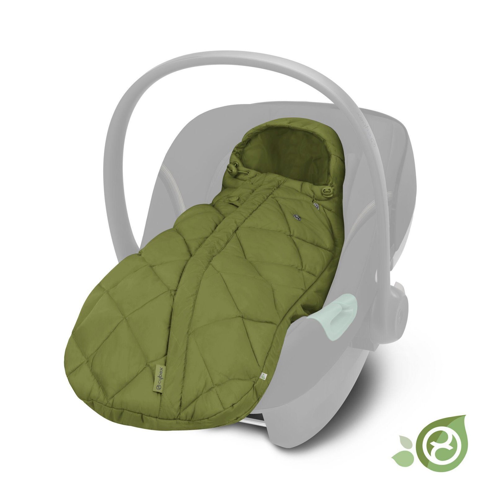 Cybex Snogga Mini 2 guļammaiss priekš autokrēsla Nature Green – 2