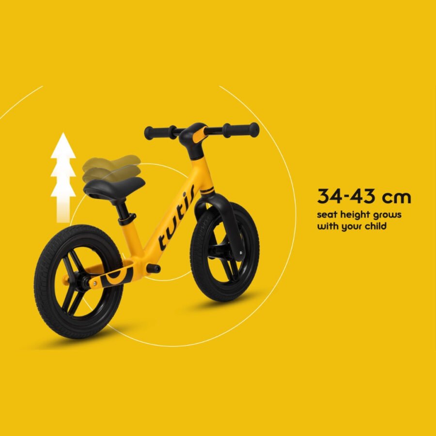 Tutis līdzsvara velosipēds Yellow (BB01)