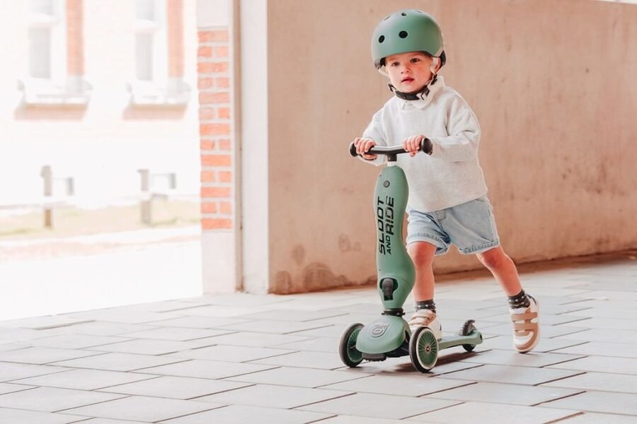 Scoot and Ride Highwaykick 1 skrejritenis – zaļš