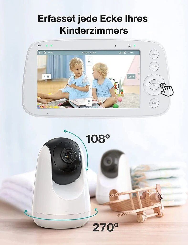 VAVA VA-IH009 video aukle ar 2 kamerām – 6