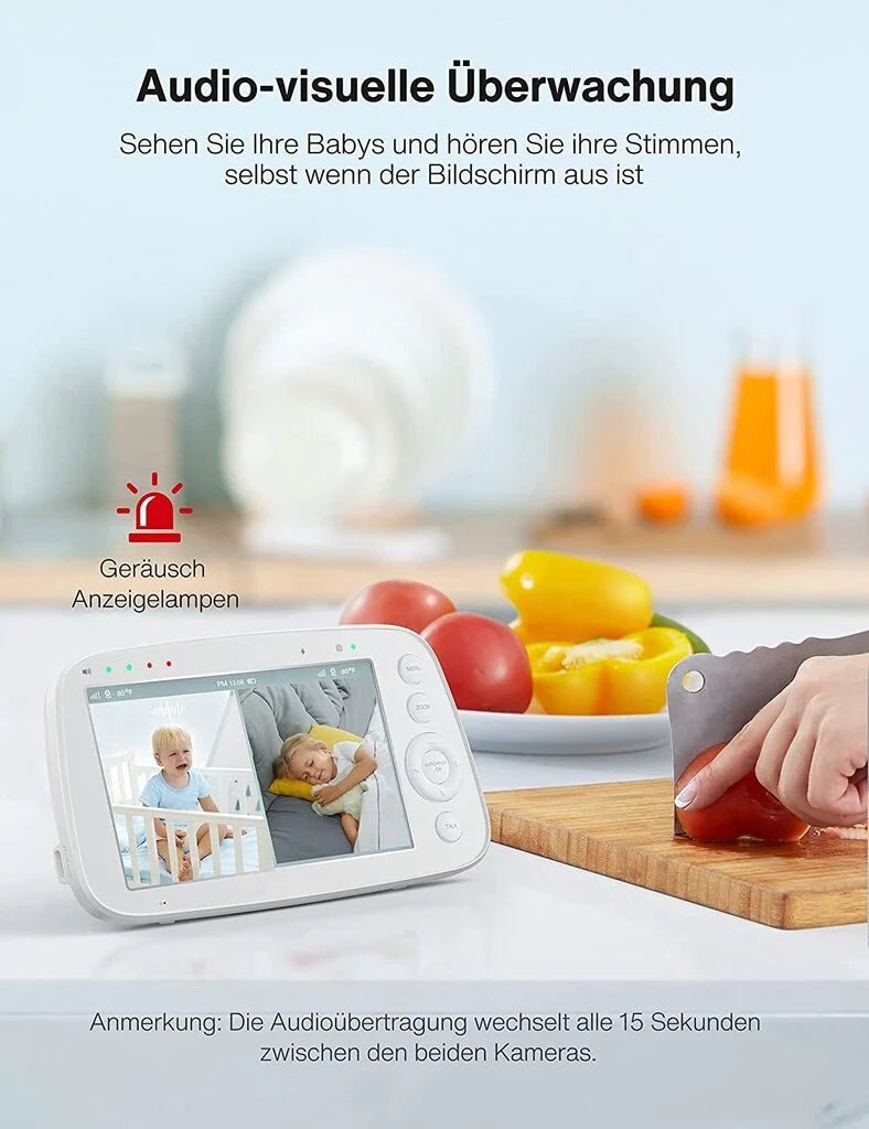 VAVA VA-IH009 video aukle ar 2 kamerām – 3