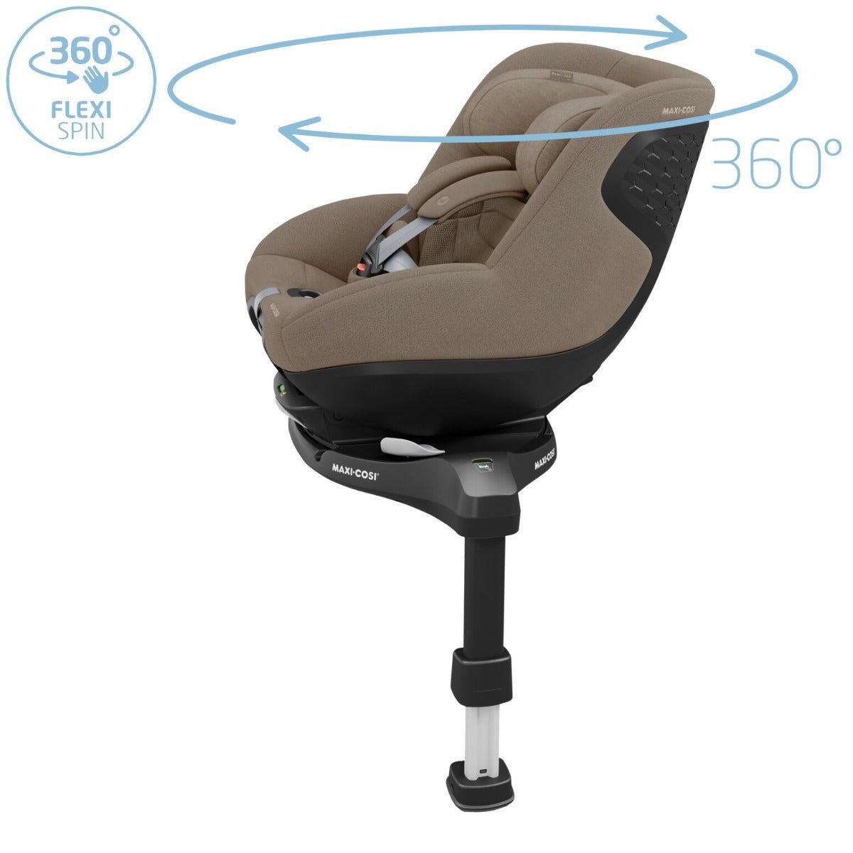 Maxi-Cosi Pearl 360 Pro i-Size autokrēsls 61-105 cm, Authentic Truffle 2