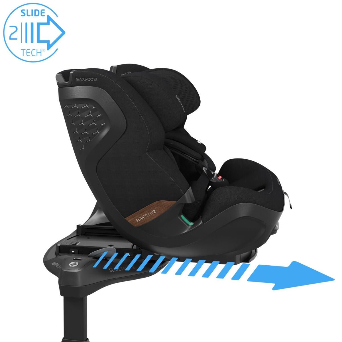 Maxi-Cosi Pearl XL Slide Pro i-Size autokrēsls 61-150 cm, Authentic Black 2