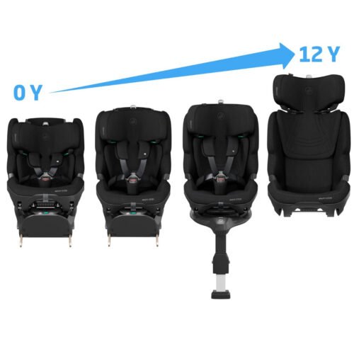 Maxi-Cosi Pearl XL Slide Pro i-Size autokrēsls 61-150 cm, Authentic Black 5