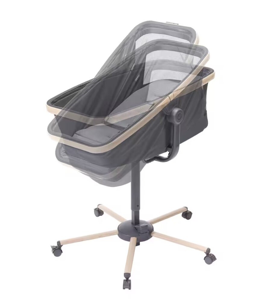 Maxi-Cosi Alba 3in1 šūpulis-barošanas krēsls – Beyond Graphite – foto 4