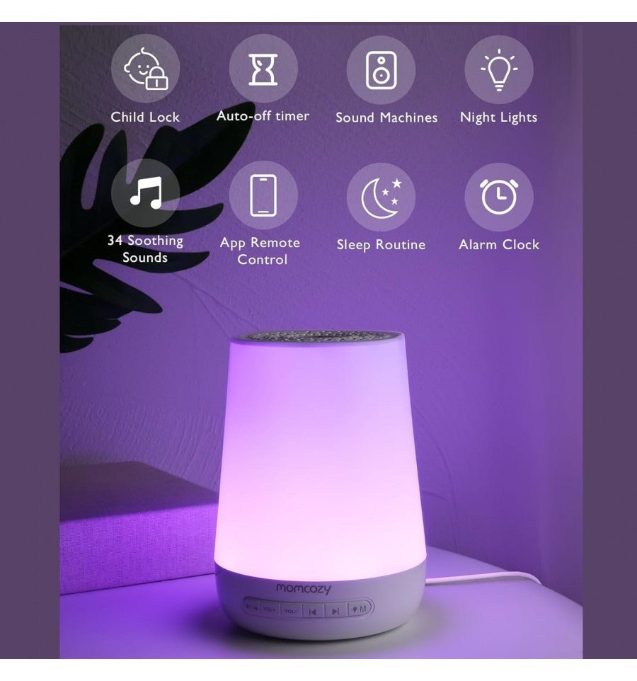 Momcozy baltā trokšņa ierīce ar naktslampiņu – 2
