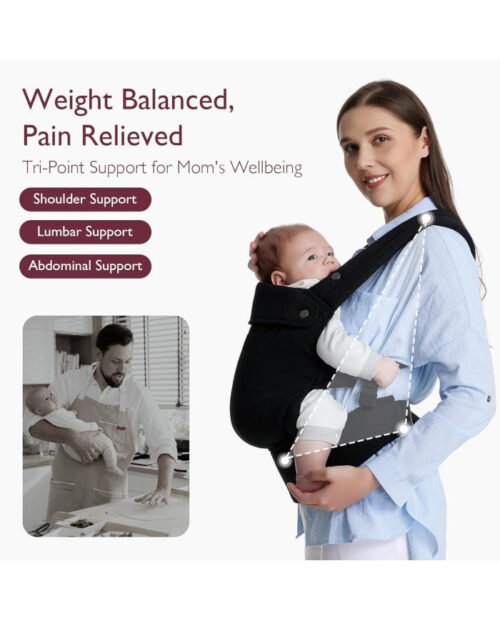 Momcozy ergonomiskā ķengursoma Khaki 5