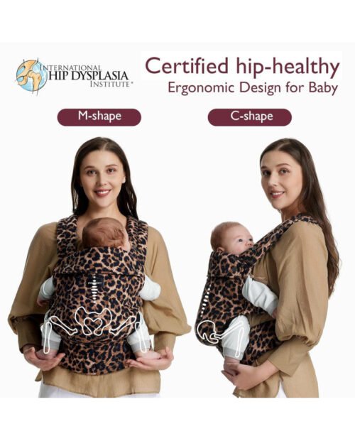 Momcozy ergonomiskā ķengursoma Leopard 6