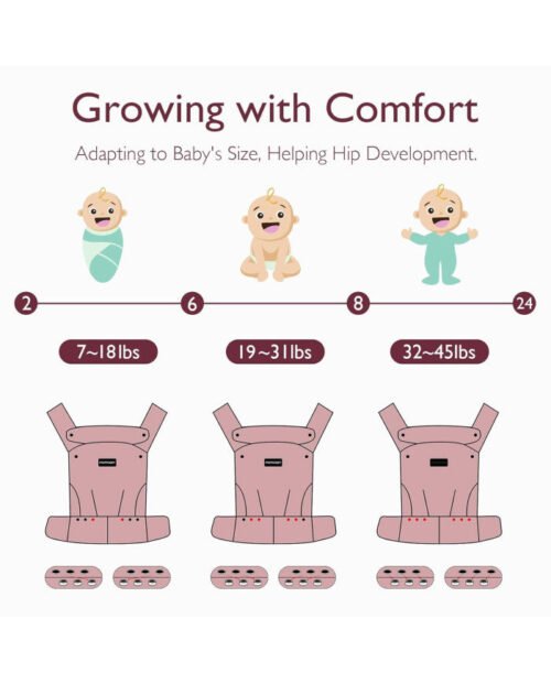 Momcozy ergonomiskā ķengursoma Khaki 4