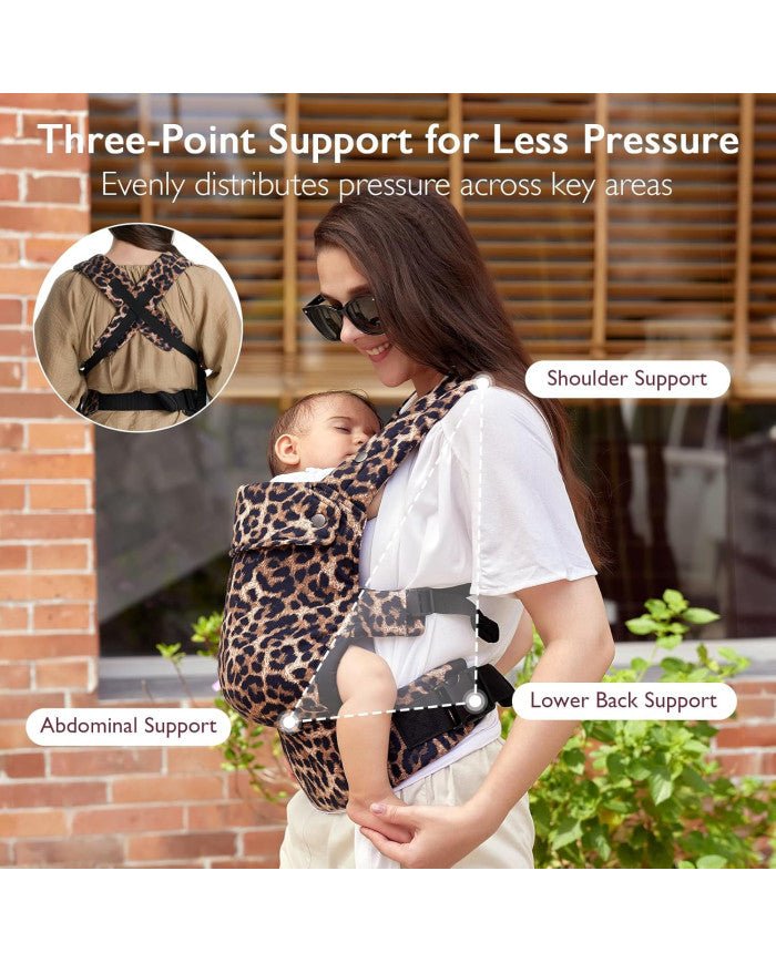 Momcozy ergonomiskā ķengursoma Leopard 2