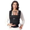 Momcozy ergonomiskā ķengursoma ar tīkliņu Black 5