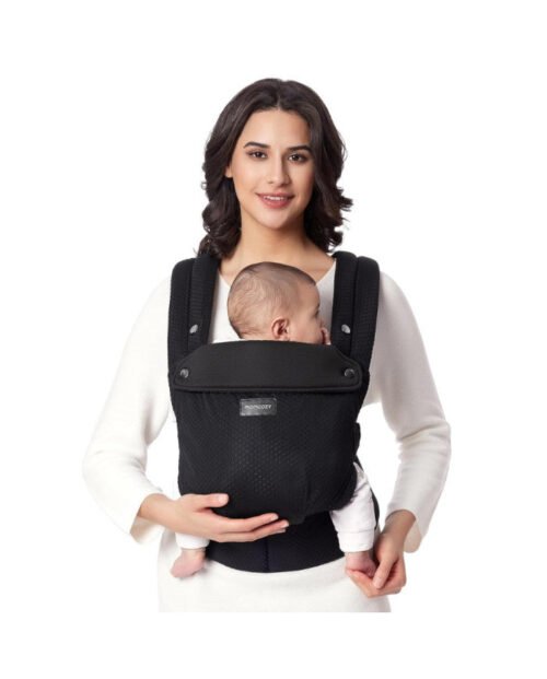 Momcozy ergonomiskā ķengursoma ar tīkliņu Black 5