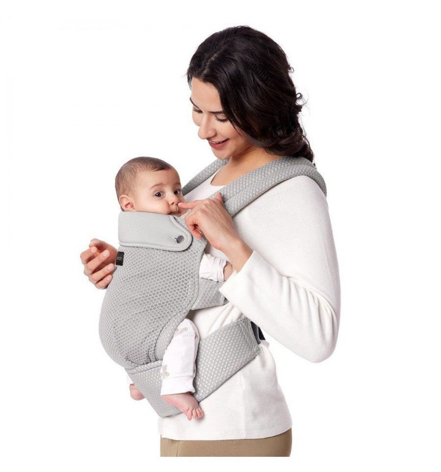 Momcozy ergonomiskā ķengursoma ar tīkliņu Grey 2
