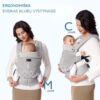 Momcozy ergonomiskā ķengursoma ar tīkliņu Grey 5