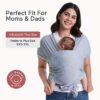 Momcozy slings ar gredzeniem Grey 5