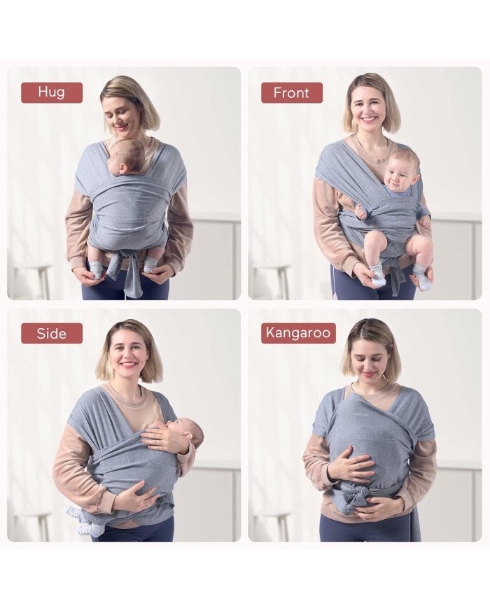 Momcozy slings ar gredzeniem Grey 2
