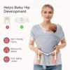 Momcozy slings ar gredzeniem Grey 3