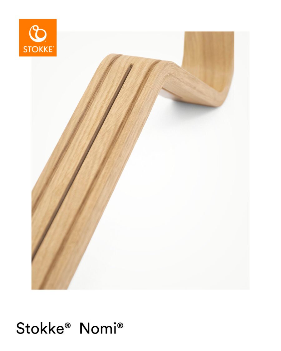 Stokke Nomi barošanas krēsls – Oak rāmis / Black – foto 4