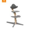 Stokke Nomi barošanas krēsls – Natural rāmis / Grey – foto 1