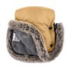 Petite&Mars Furry ziemas cimdi ratiem – Elegant Caramel – 3