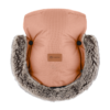 Petite&Mars Furry ziemas cimdi ratiem – Pastel Peach – 4