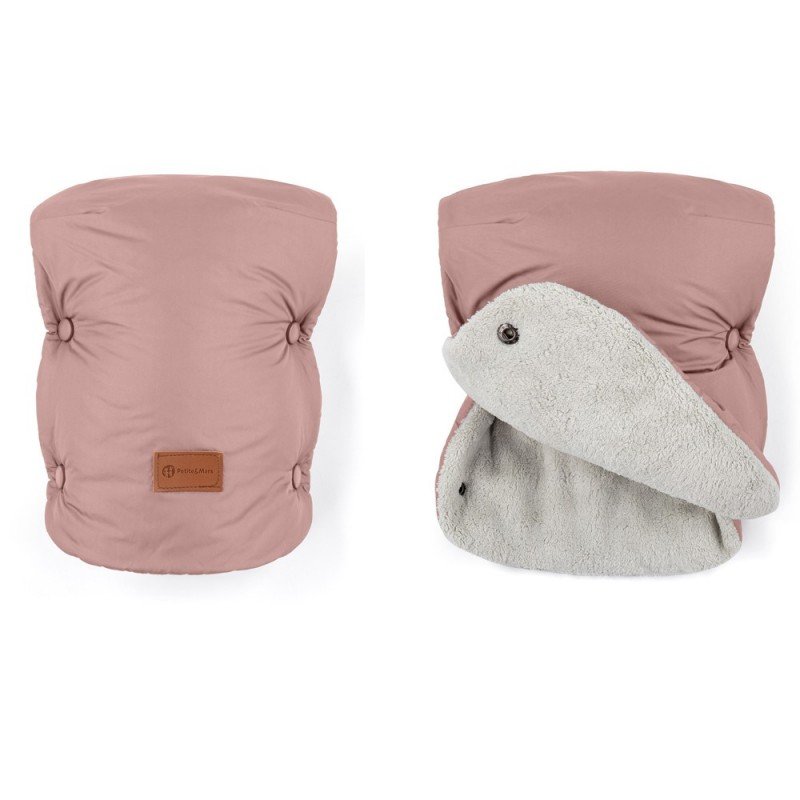 Petite&Mars Jasie ziemas cimdi ratiem – Dusty Pink