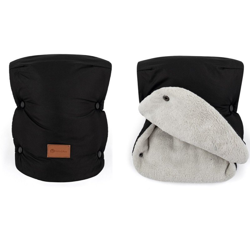 Petite&Mars Jasie ziemas cimdi ratiem – Ink Black