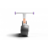 WOOM WOW Pop Peach balansa velosipēds ar baltu rāmi un melnu riteni