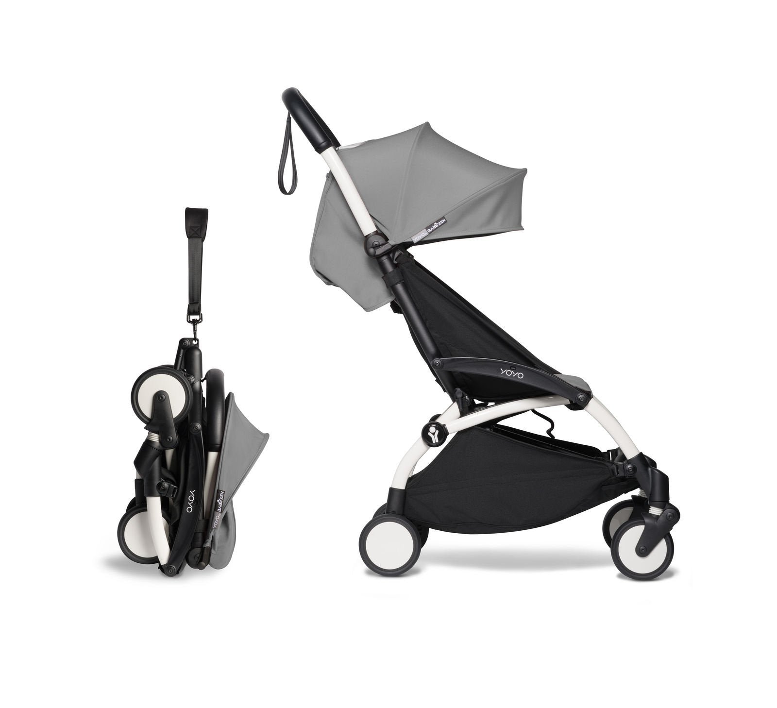 BABYZEN YOYO² 6+ sporta rati Frame White / Grey BABYZEN YOYO² 6+ sporta rati Frame White / Grey