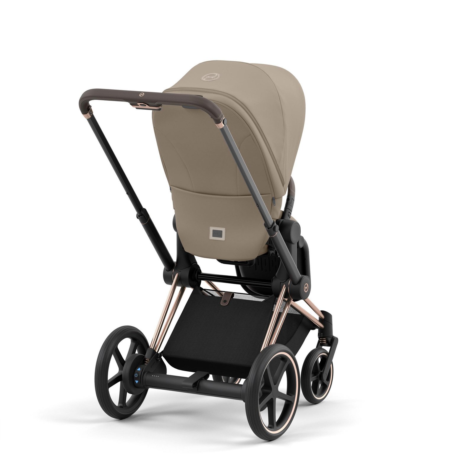 Cybex e-Priam V4 sporta rati Cozy Beige (Rose Gold Frame) 2