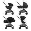 Cybex Melio Street sporta rati Real Black 8