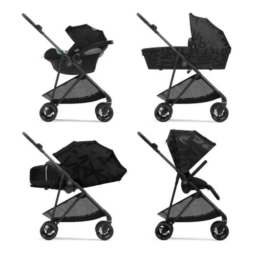Cybex Melio Street sporta rati Real Black 8