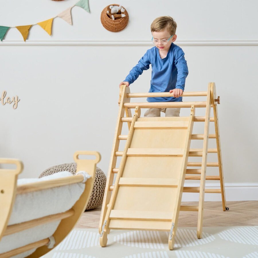Tutti Bambini kāpelēšanas komplekts 3in1 – Natural Wood – foto 10