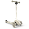 Scoot and Ride Highwaykick 3S pelēks skrejritenis ar trīs riteņiem un regulējamu stūri